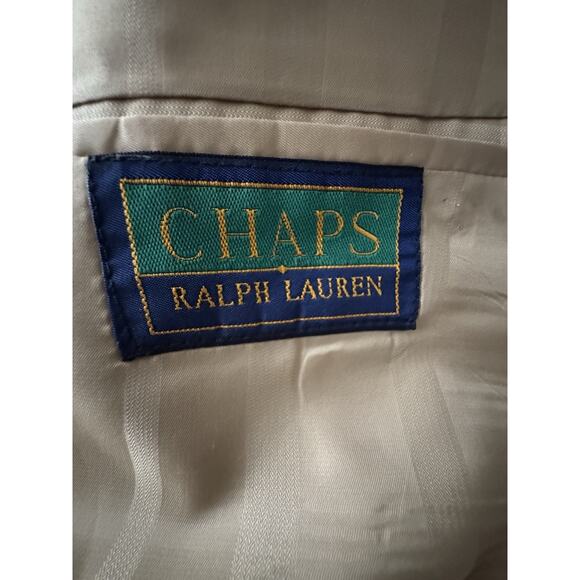 Vintage Chaps Ralph Lauren Tuxedo Jacket Mens 42L 36x32 Black Wool USA Made - Picture 5 of 16